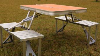 蒂利仕户外折叠桌椅评测：一桌四椅，10秒折叠，一箱拎走
