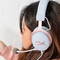 女玩家的音频玩物 HyperX天际玫瑰金版蓝牙游戏耳机评测