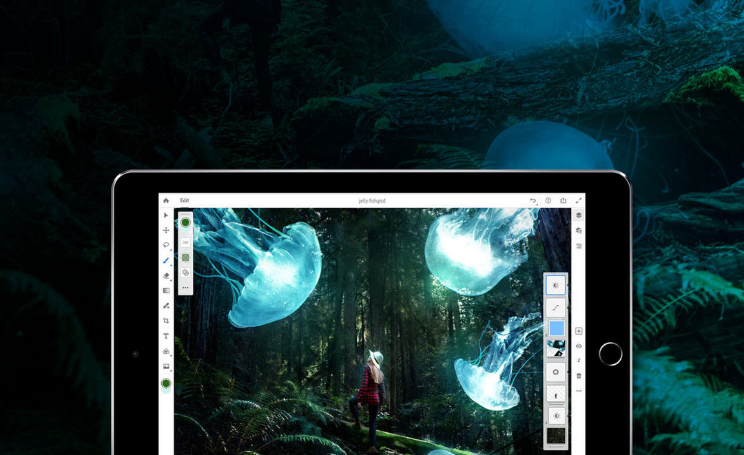 iPad版Photoshop正式发布 每月9.9美元订阅制
