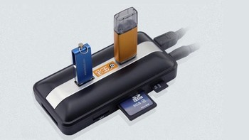 16.9元的6口USB+4口读卡器简单体验