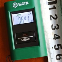 世达SATA迷你激光测距仪量VS钢卷尺，结果大大出乎意料~