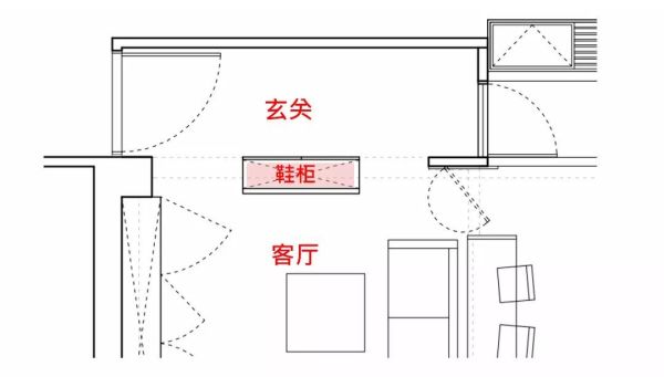 3平米玄关的10种布局,摆对鞋柜、屏风、换鞋凳,你家立即省下2平米!