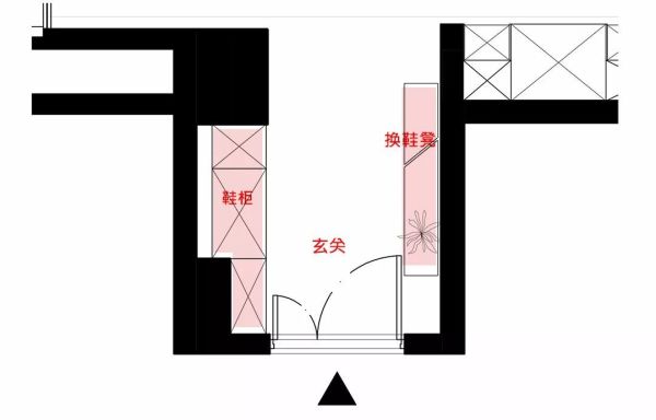 3平米玄关的10种布局,摆对鞋柜、屏风、换鞋凳,你家立即省下2平米!