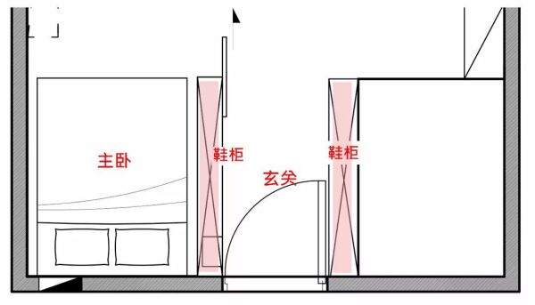 3平米玄关的10种布局,摆对鞋柜、屏风、换鞋凳,你家立即省下2平米!