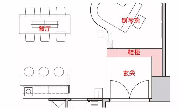 3平米玄关的10种布局,摆对鞋柜、屏风、换鞋凳,你家立即省下2平米!