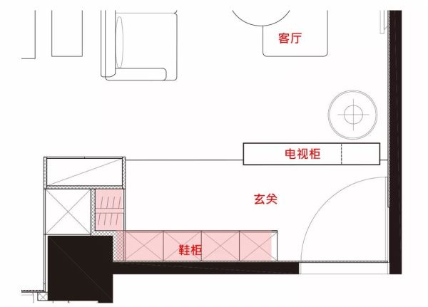 3平米玄关的10种布局,摆对鞋柜、屏风、换鞋凳,你家立即省下2平米!