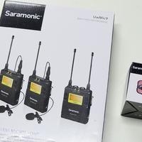 Saramonic UwMic9 TX9+TX9+RX9 一拖二无线领夹式麦克风