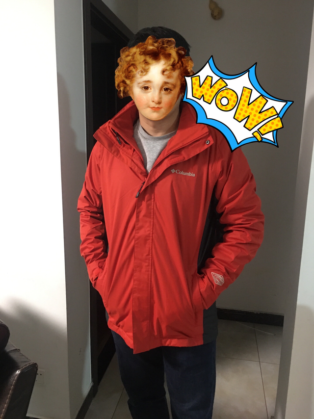 哥伦比亚抓绒冲锋衣