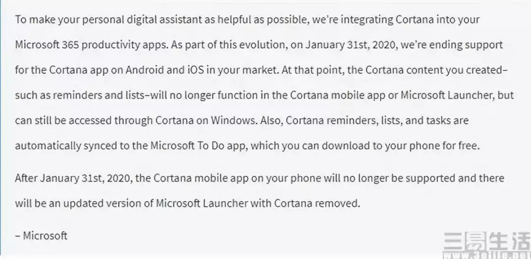 Win10 Mobile退场的余波，微软小娜告别移动端