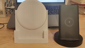 小米立式无线充开箱简评-对比3D打印支架配合20w无线充天板