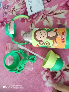 努比Nuby儿童保温杯吸管杯3D猴子