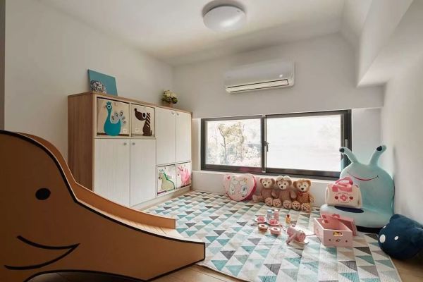 139㎡被他以北欧混搭工业风装修,装出个性客厅、亲子餐厅,还有一家四口同乐的南洋庭院