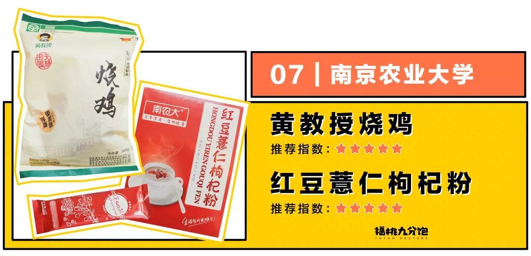 网购12所高校近20种特产，带来这份高校土特研究报告！