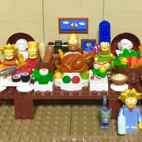 小乐高•大奇迹 篇二：LEGO MOC: 感恩大餐-71006 & 71016