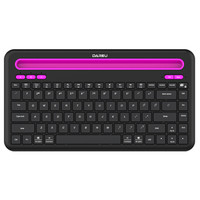 达尔优(dareu)LK200键盘无线键盘蓝牙键盘办公键盘便携超薄键盘笔记本键盘黑色