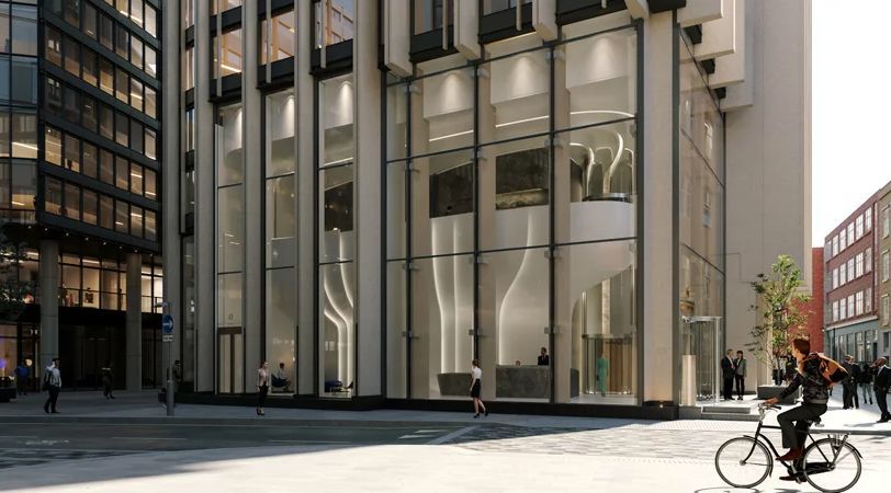 设计快讯! 扎哈事务所将改造南岸大厦的大厅, 依然是标志的流线造型……