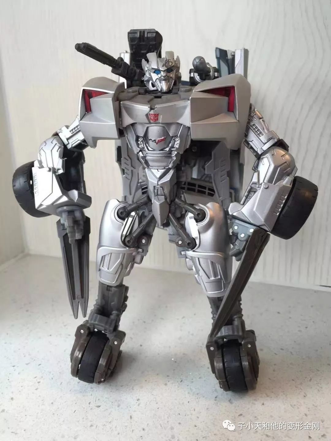 评玩具子小天硕函测评变形金刚02联盟级横炮电影横炮车形新高度