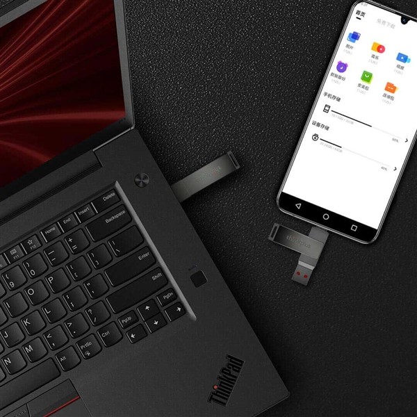 联想 thinkplus 推出 X101/X121 USB3.1 U盘，可选USB-C双接口传输速度高达120MB/s  售价54.9元起