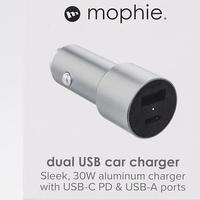 1A1C输出，mophie dual USB car charger车载充电器评测