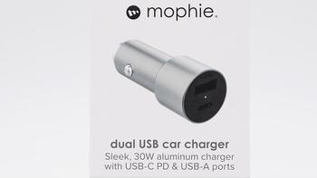 1A1C输出，mophie dual USB car charger车载充电器评测