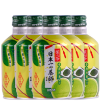 6瓶装达亦多DyDo绿茶饮料275ml日本进口清淡爽口罐装即饮品