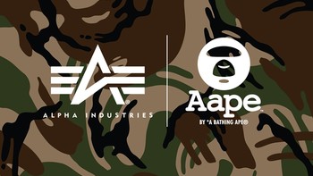 军事风猿人：AAPE x Alpha Industries 阿尔法工业 联名系列即将发售