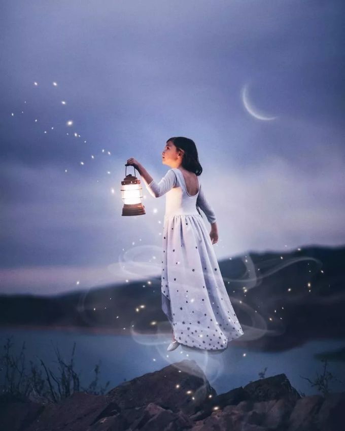 手机合成照很假?迪丽热巴却被P成真人鱼!