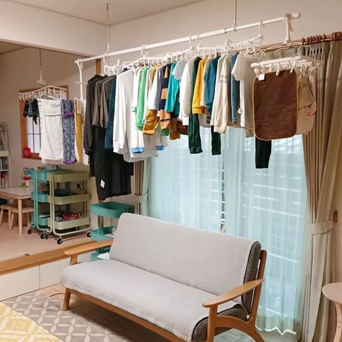 日本主妇又发威!家里没阳台,照样能晾100件衣服,这些技巧赶紧收藏