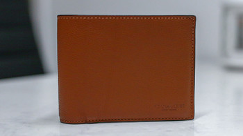 COACH男款对折钱包-F74991棕色开箱