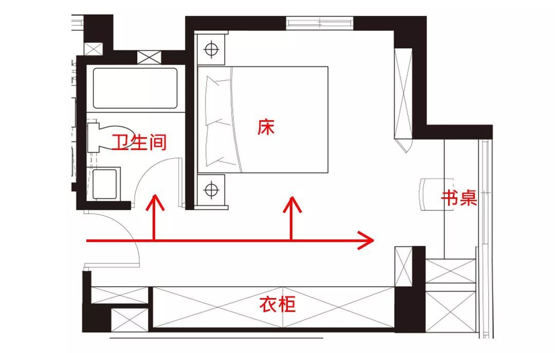 12㎡卧室带卫生间的10种布局：机能太齐全，看完才知道你家白浪费3平米