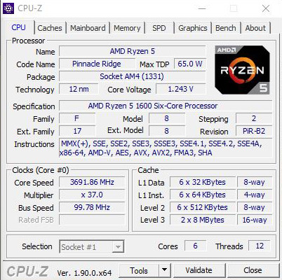 初代锐龙悄悄升级12nm制程：AMD Ryzen5 1600处理器全新“AF”版悄然上市，性能更强更稳定