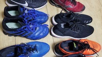 运动 篇二：论一论我的七双不同的跑步鞋，六双旗舰款。