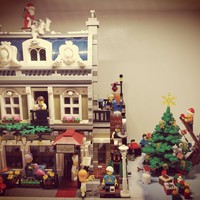 LEGO乐高 篇二：乐高LEGO巴黎人餐厅10243之圣诞篇