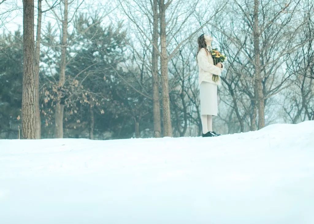 这样给小姐姐拍雪景照，超美！！