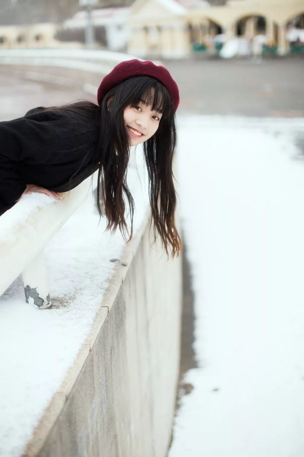 这样给小姐姐拍雪景照，超美！！