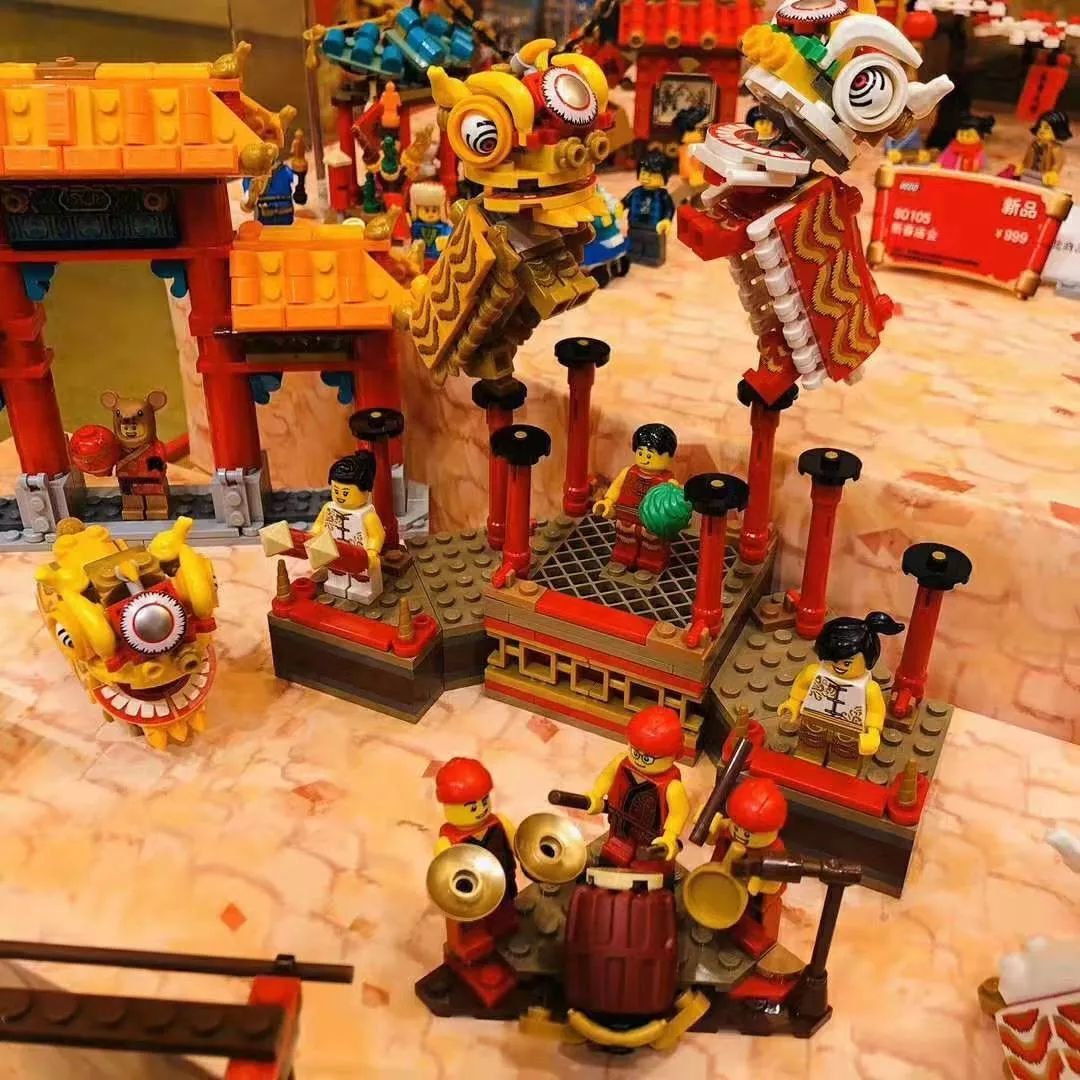 乐高全新中国新年套装舞狮与新年庙会全面开售怎么买最合适