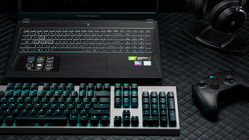 Cherry 原厂轴、CNC 铝合金面板：雷神 KG5104 系列游戏键盘上架预售