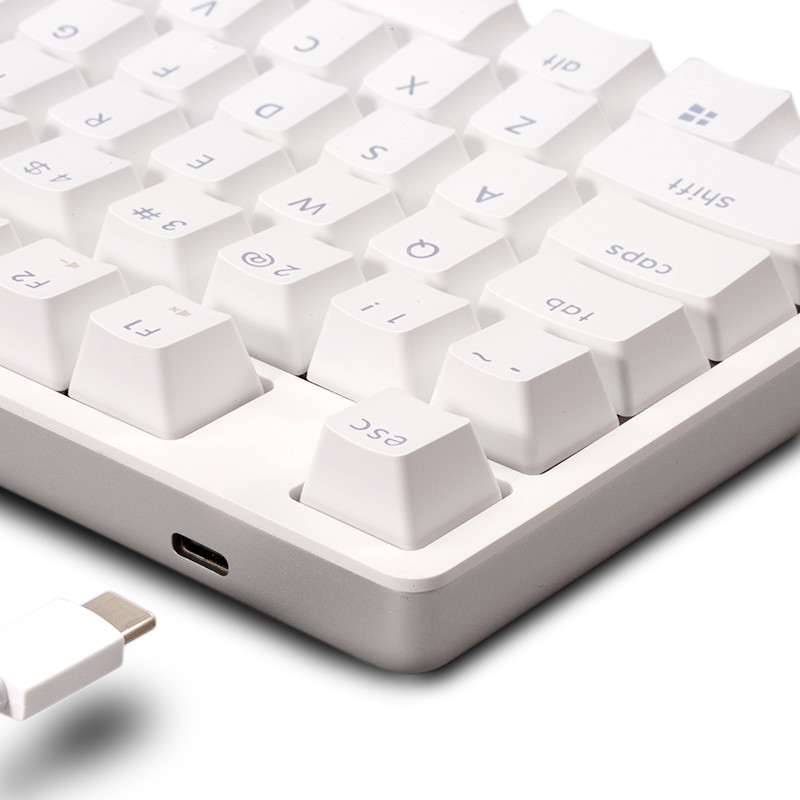 一体注塑键帽、升级全键无冲：悦米机械键盘二代 87 键发布