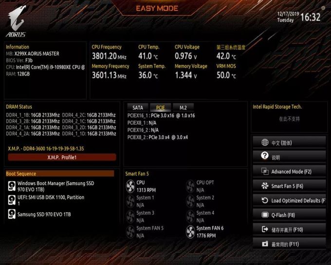 技嘉X299X AORUS MASTER主板评测:给你大师级的体验