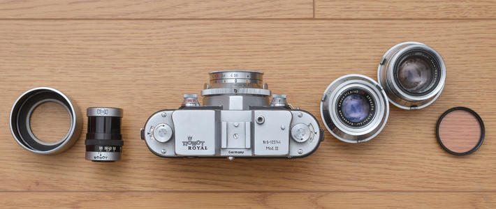 胶片摄影那些事 篇六：旁轴相机中的战斗机-ROBOT ROYAL24方格发条相机