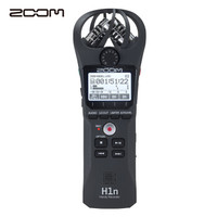 日本ZOOMH1n黑色数码录音笔/录音器麦克风专业降噪拍摄立体声便携录音设备乐器学习商务采访