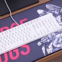 迦斯 ganss GS104C机械键盘（无光版）+粉笔键帽开箱体验