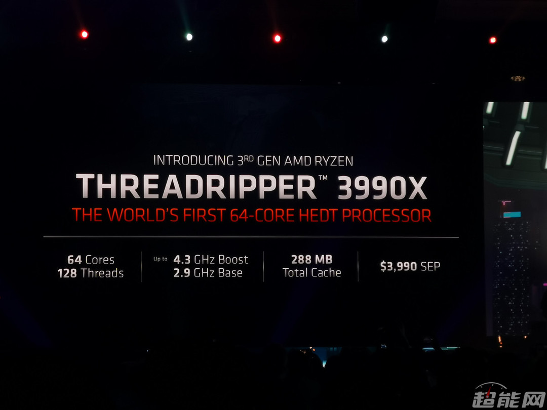 64 核 128 线程的性能怪兽：AMD 正式发布 Ryzen Threadripper 3990X