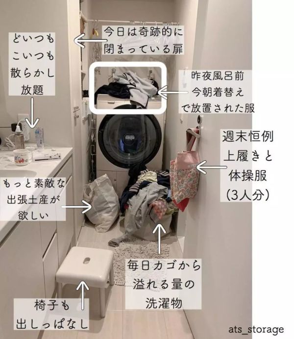 卫生间榨干收纳术,日本主妇这样做多收100件:马桶后方1㎡都用尽!
