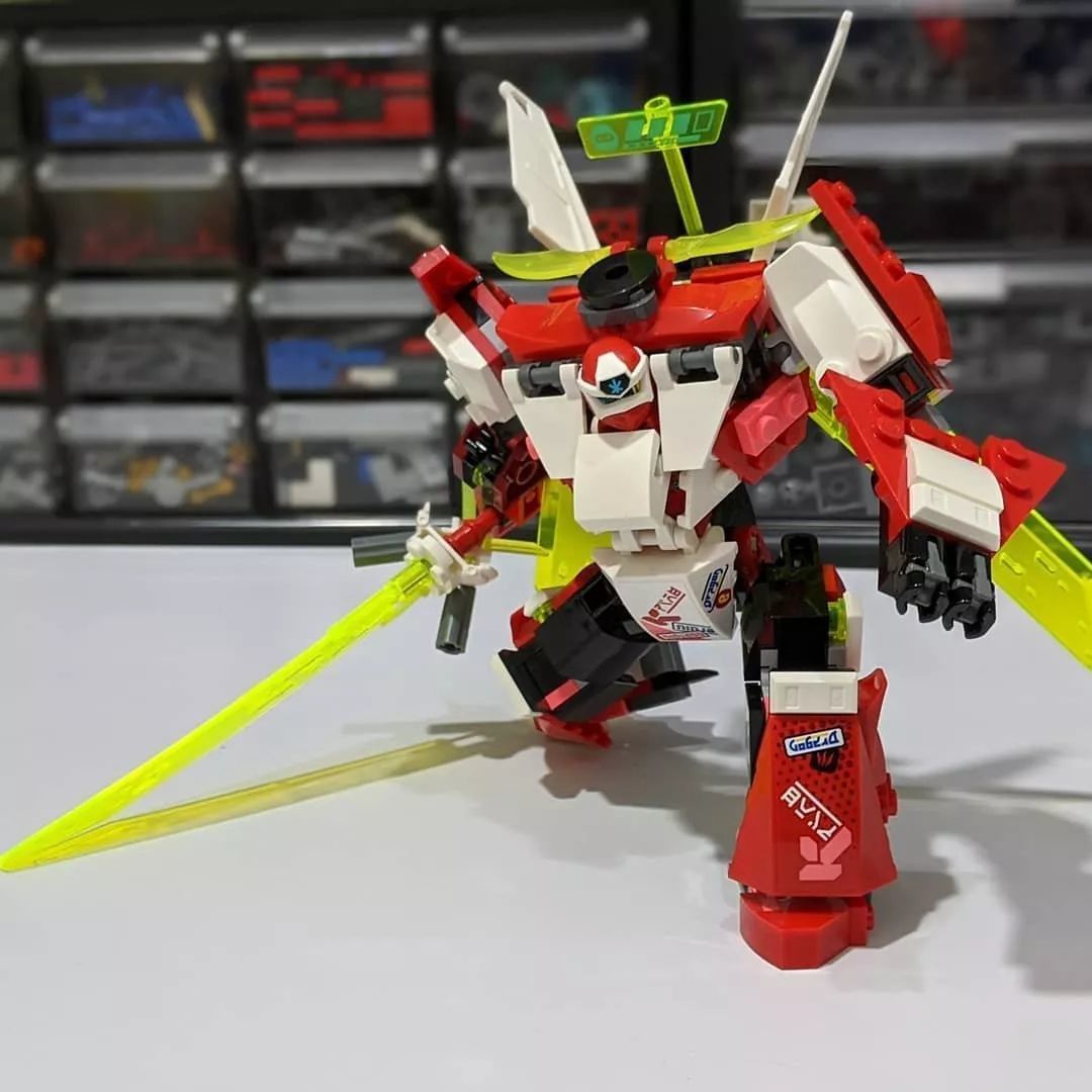 乐高2020年幻影忍者新款71707凯的机甲喷气式飞机