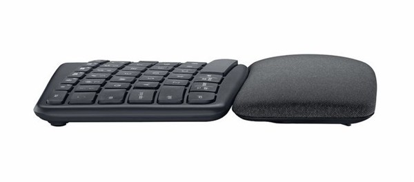 独特波浪形曲面设计：罗技推出Ergo K860人体工学键盘