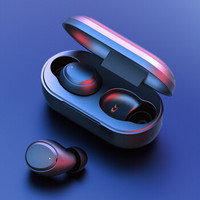 京东京造J1真无线5.0蓝牙耳机入耳式迷你手机运动耳机苹果安卓耳机黑色