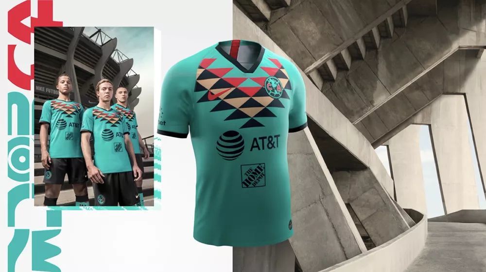 耐克发布墨西哥美洲2019/20赛季第二客场球衣