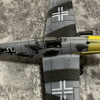 9块9包邮玩模型 4D模型BF-109战斗机评测