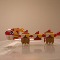 LEGO乐高 篇四：LEGO乐高鼠年春节限定拼砌包之中国龙40395评测